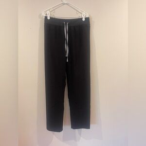 Large Tall High Waisted Livingston Scrub Pants Bottoms in Black
